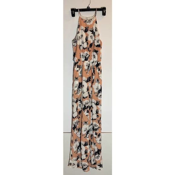 Peach Love California Floral Maxi Romper - Picture 2 of 7